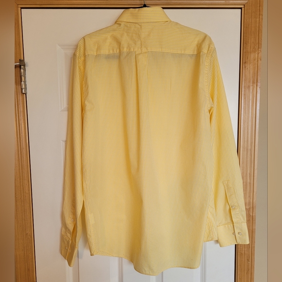 Michael Kors Long Sleeve Yellow Button Down Shirt - Picture 2 of 4